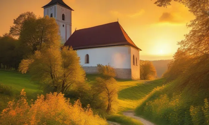 kaple svatého Floriána (Čejkovice) – summer