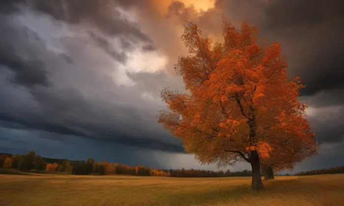 Kaple svatého Floriána (Bučávka) – autumn