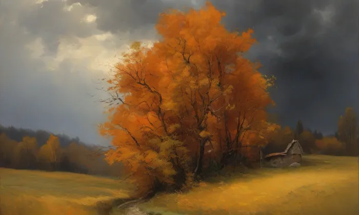 kaple svatého Floriána (Dolany) – autumn