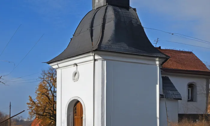 kaple svatého Floriána v Kněževsi – winter