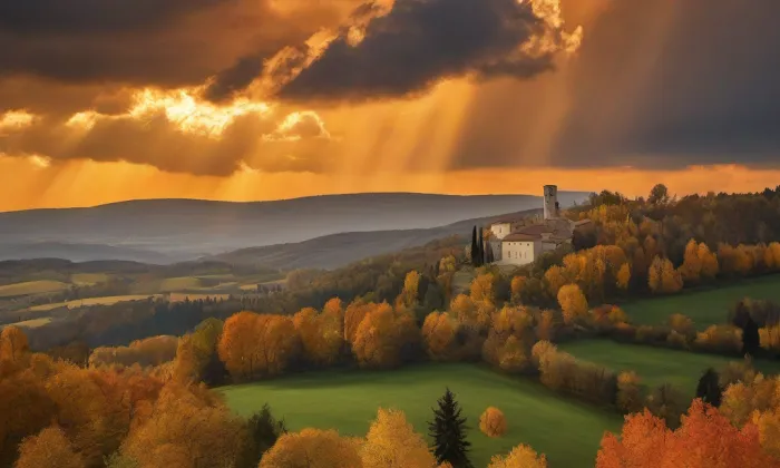 kaple svatého Františka z Assisi (Blovice) – autumn