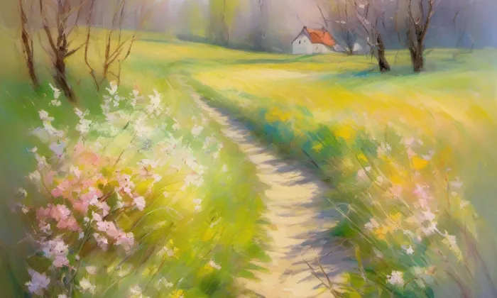 kaple svatého Jana a Pavla (Oploty) – spring
