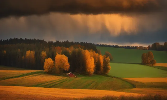 kaple svatého Jana Křtitele (Rožany) – autumn