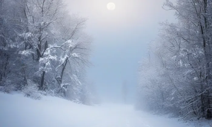 kaple svatého Jana Nepomuckého (Černousy) – winter