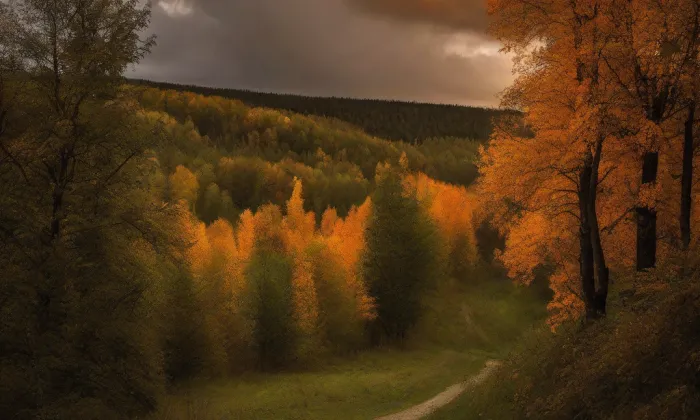 kaple svatého Jana Nepomuckého (Bechyňská Smoleč) – autumn