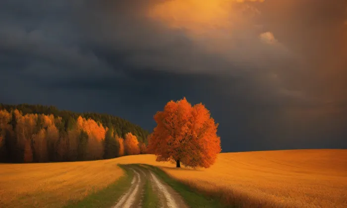 kaple svatého Jana Nepomuckého (Náchod) – autumn