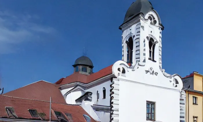 kaple svatého Josefa Kalasanského (Kyjov) – akvarel