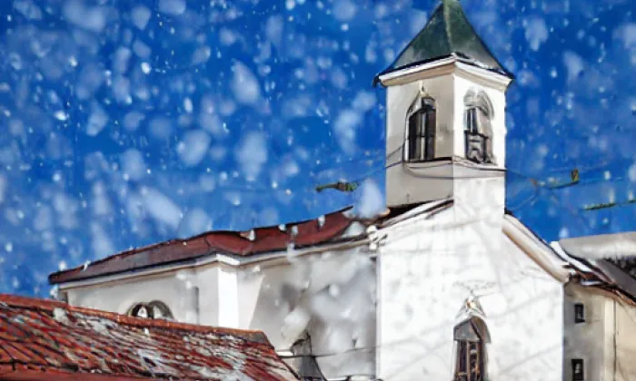 kaple svatého Josefa Kalasanského (Kyjov) – winter