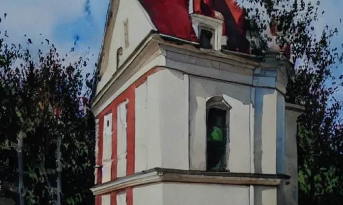 Kaple svatého Mořice – akvarel