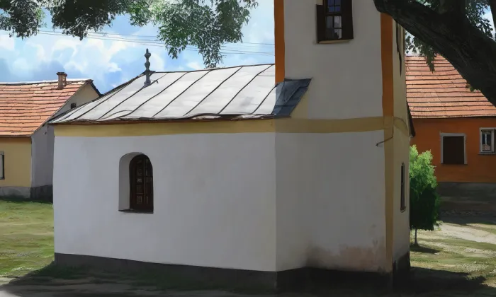 kaple svatého Petra a Pavla (Biskoupky) – podzim