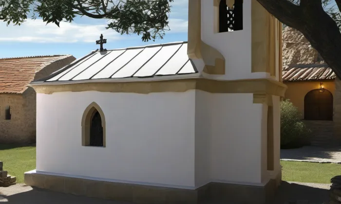 kaple svatého Petra a Pavla (Biskoupky) – noc