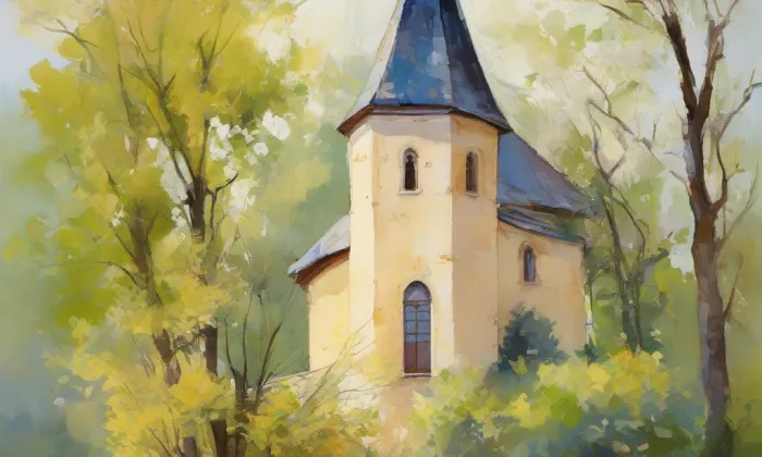 kaple svatého Rocha (Zlaté Hory) – spring