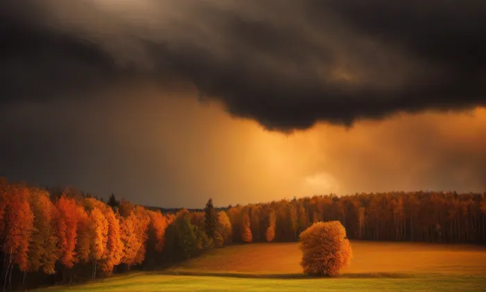 kaple svatého Václava (Česká Čermná) – autumn