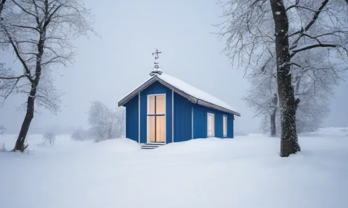 kaple svatého Václava (Hroška) – winter