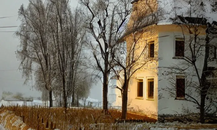 Kaple svatého Václava v Prachové – winter