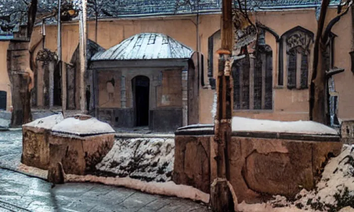 kaple svatého Vincenta – noc