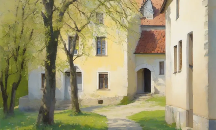 kaple v Nebahovech – spring