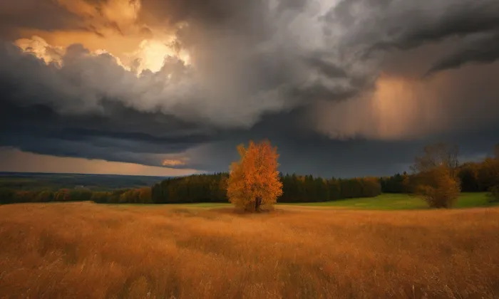 Kaplička sv. Trojice na Bláhovce – autumn