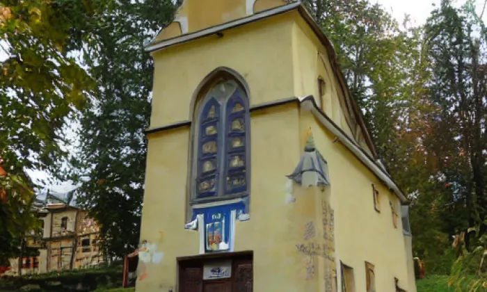 Kaplička svatého Jana Nepomuckého (Benátecká Vrutice) – winter