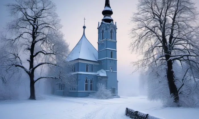 Katedrála svatého Mikuláše – winter