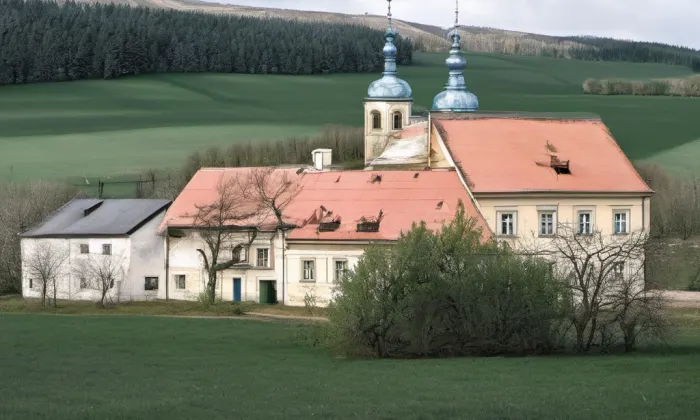 Klášter Dolní Ročov – winter
