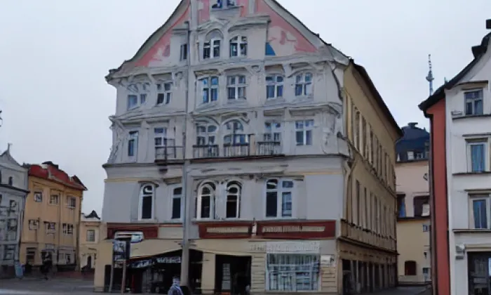 Klášter kapucínů Olomouc – akvarel