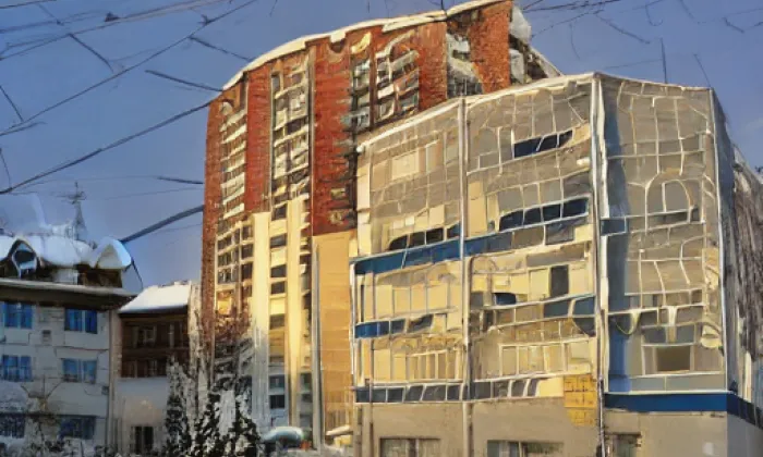 klášter klarisek v Olomouci – winter