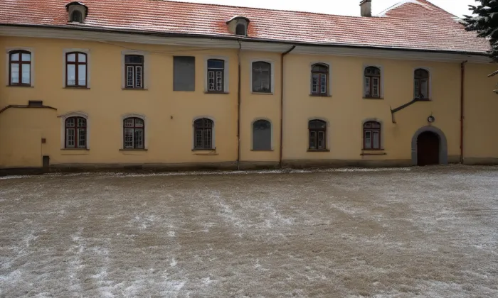 Klášter minoritů ve Stříbře – winter