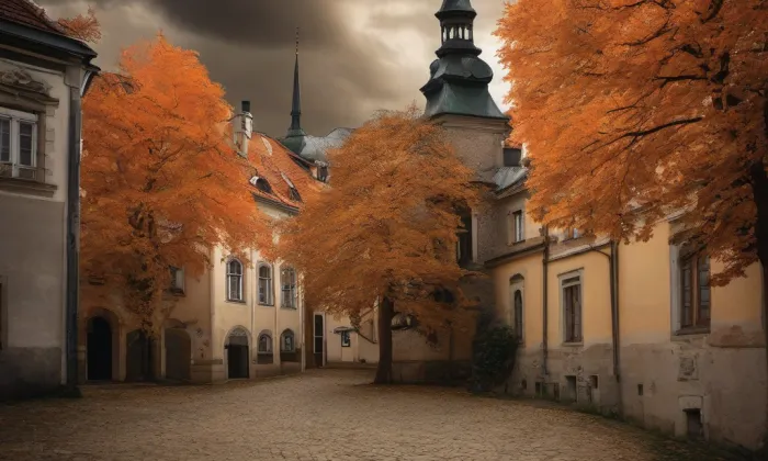 Klášter servitů na Starém Městě – autumn