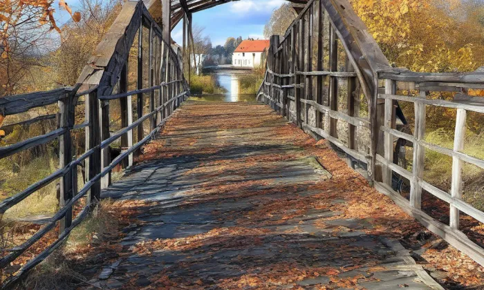 Kohnův most – autumn