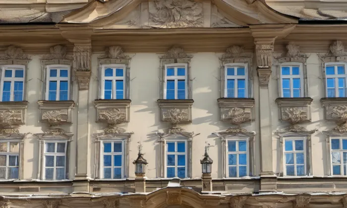 Kolovratský palác ve Valdštejnské – winter