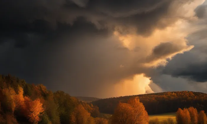 Konojedovský zámeček v Benešově nad Ploučnicí – autumn