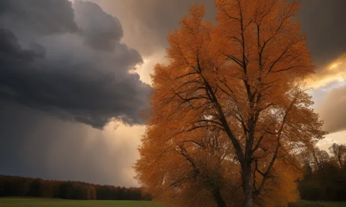 Kostel Archanděla Michaela (Jistebnice) – autumn