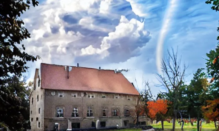 kostel Božího Těla (Červená Řečice) – autumn
