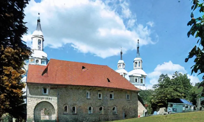 kostel Božího Těla (Červená Řečice) – noc