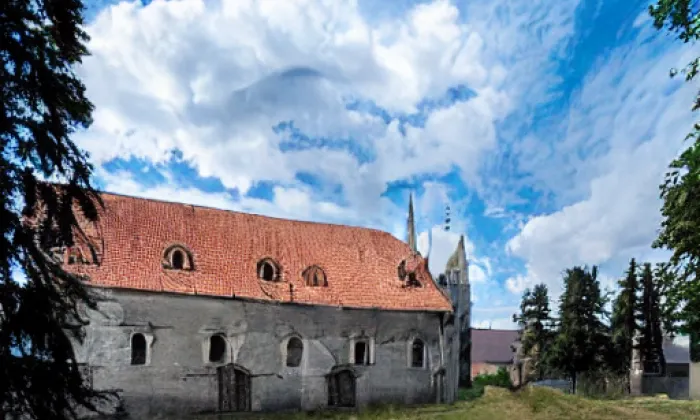 kostel Božího Těla (Červená Řečice) – winter