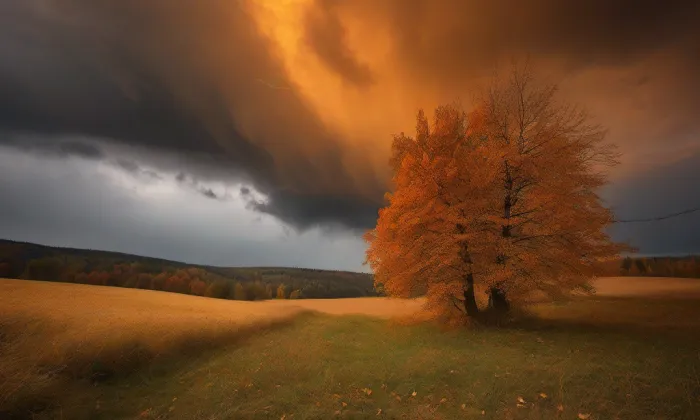 kostel Božského srdce Páně (Rajhrad) – autumn
