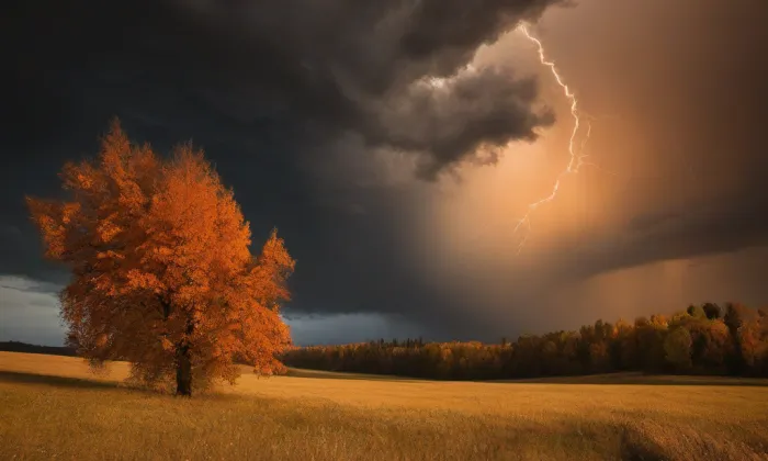 kostel Jména Panny Marie (Vyskytná) – autumn