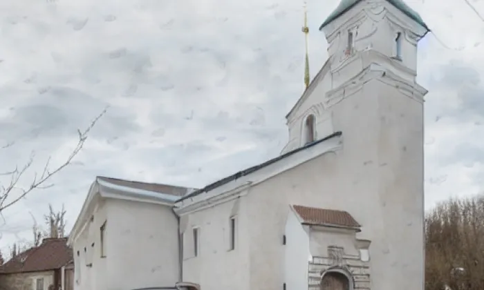 Kostel Krista Spasitele a komunitní centrum Praha-Barrandov – autumn