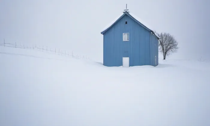 Kostel Nalezení svatého Štěpána – winter