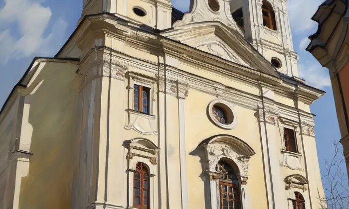 Kostel Nanebevzetí Panny Marie (Žatec) – spring