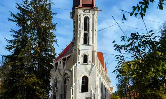 Kostel Nanebevzetí Panny Marie (Černošice) – summer