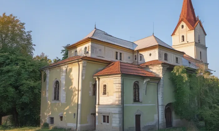 kostel Nanebevzetí Panny Marie (Bernartice) – summer