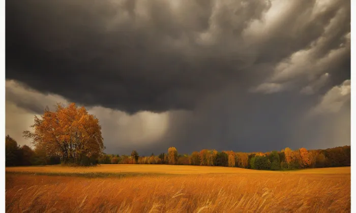 Kostel Nanebevzetí Panny Marie (Bohutice) – autumn
