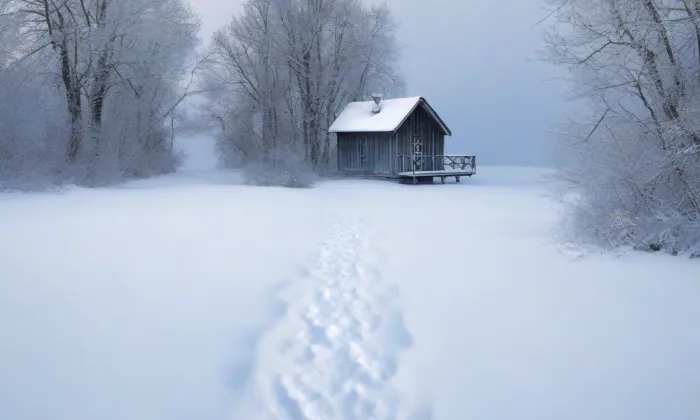 kostel Nanebevzetí Panny Marie (Církvice) – winter