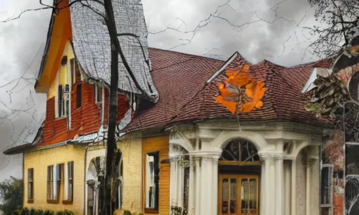 kostel Nanebevzetí Panny Marie (Družec) – autumn
