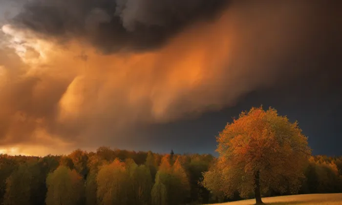 Kostel Nanebevzetí Panny Marie (Hnojník) – autumn