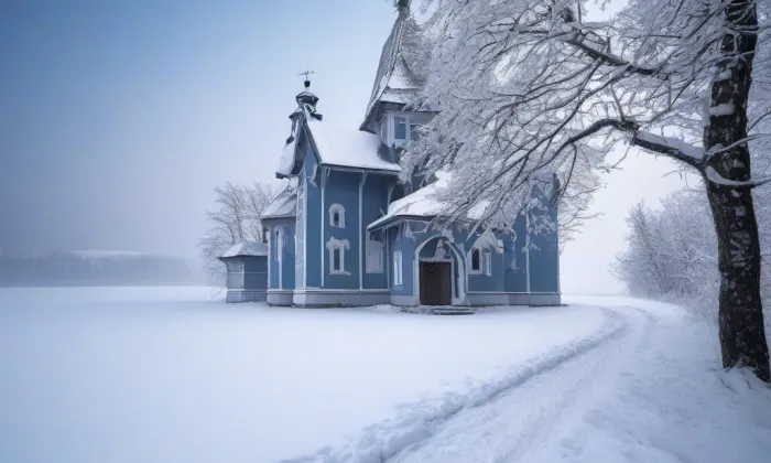 Kostel Nanebevzetí Panny Marie (Holešov) – winter