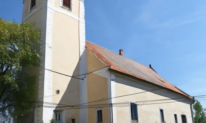 kostel Nanebevzetí Panny Marie (Hroby) – autumn
