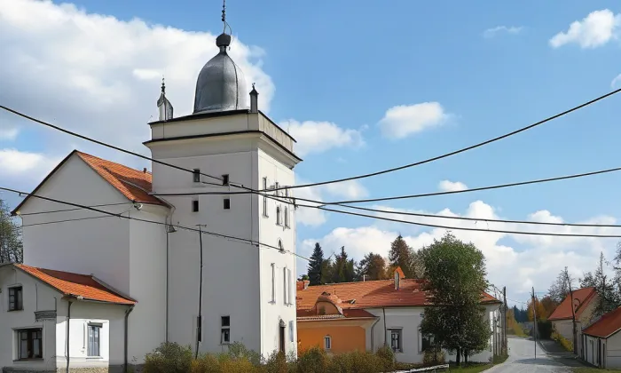 Kostel Nanebevzetí Panny Marie (Jamolice) – autumn